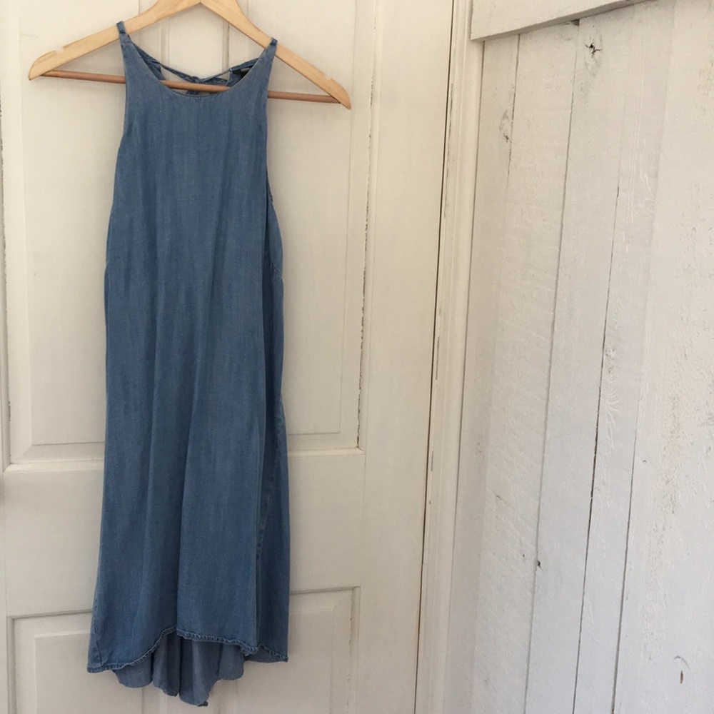 Jean High Low Summer Dress